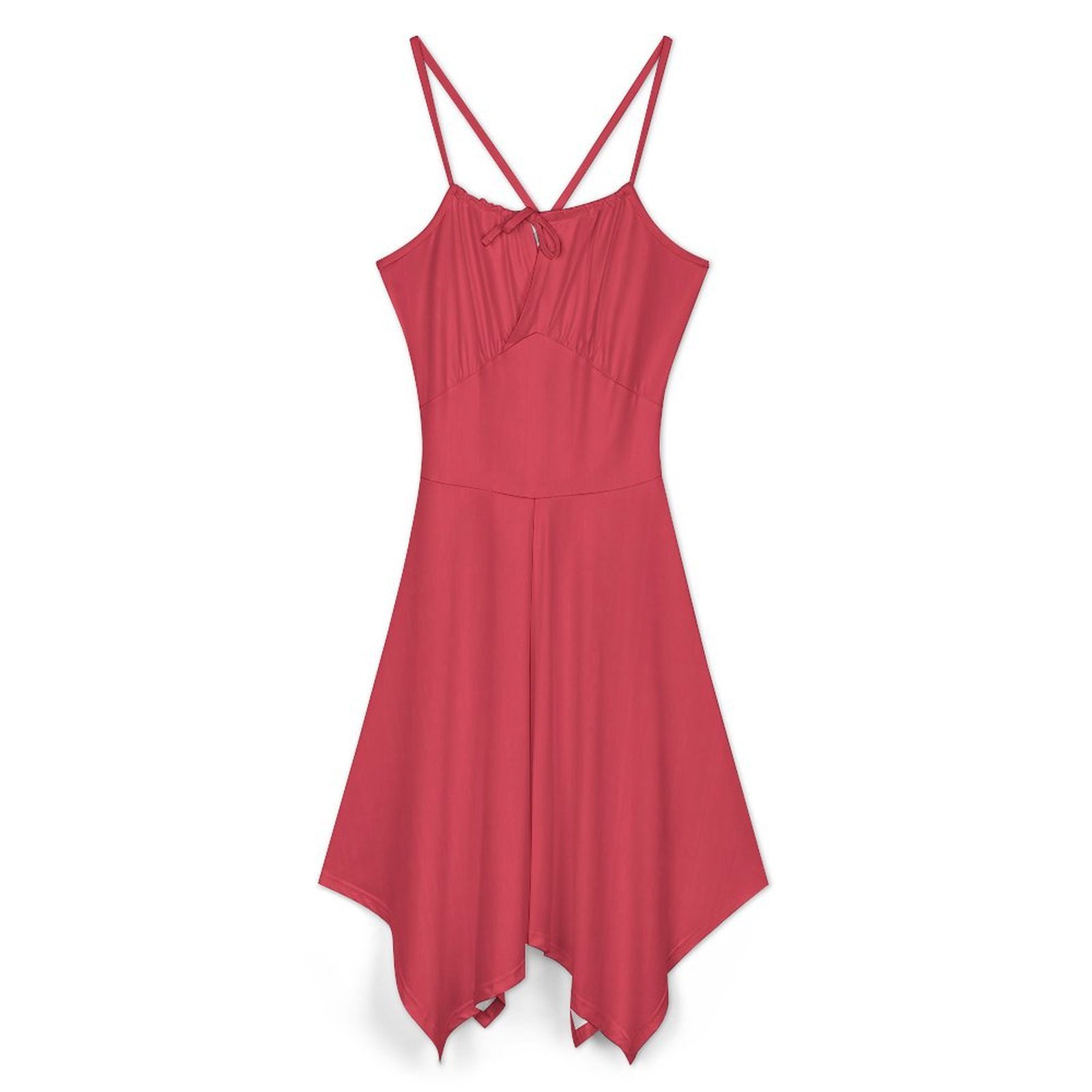 Summer Clothing Colors - Gaun Smok Bunga Paprika untuk Wanita