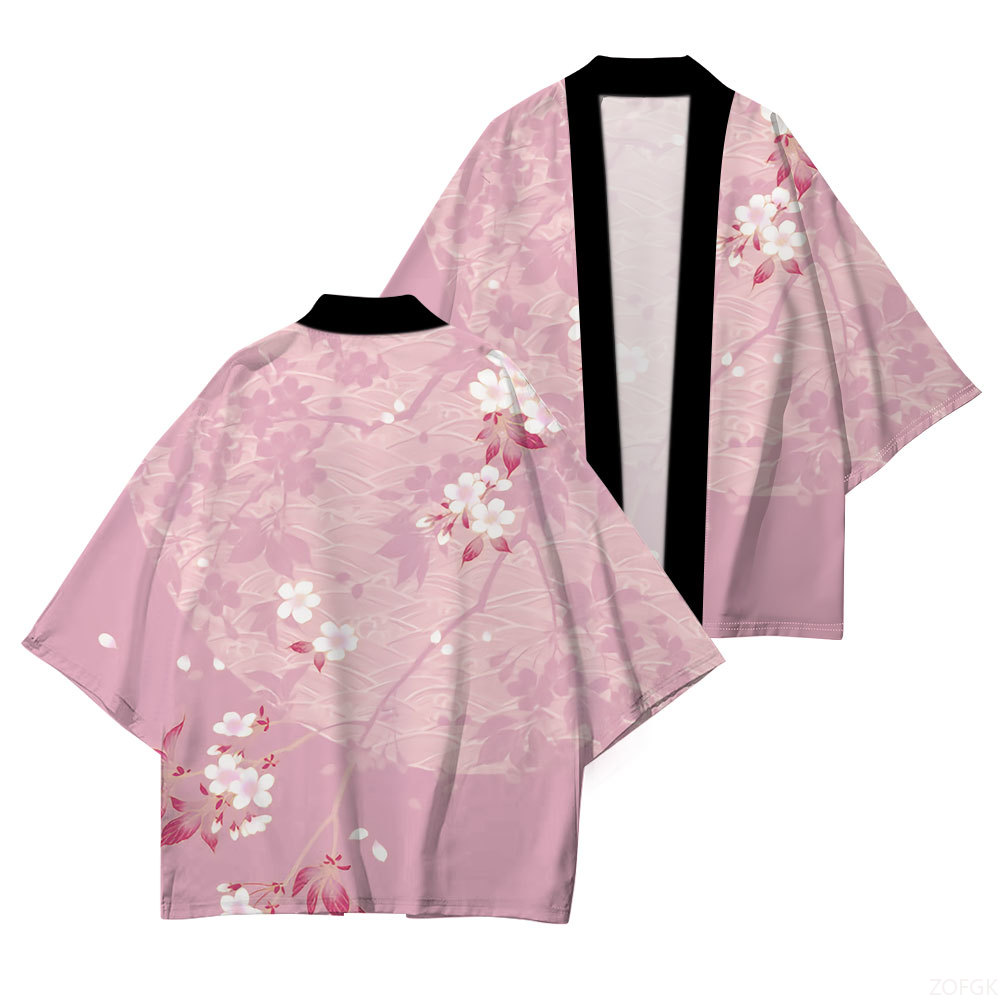 Quality Summer Clothing - Gaun Tradisional Jepang Kimono Jepang Gambar