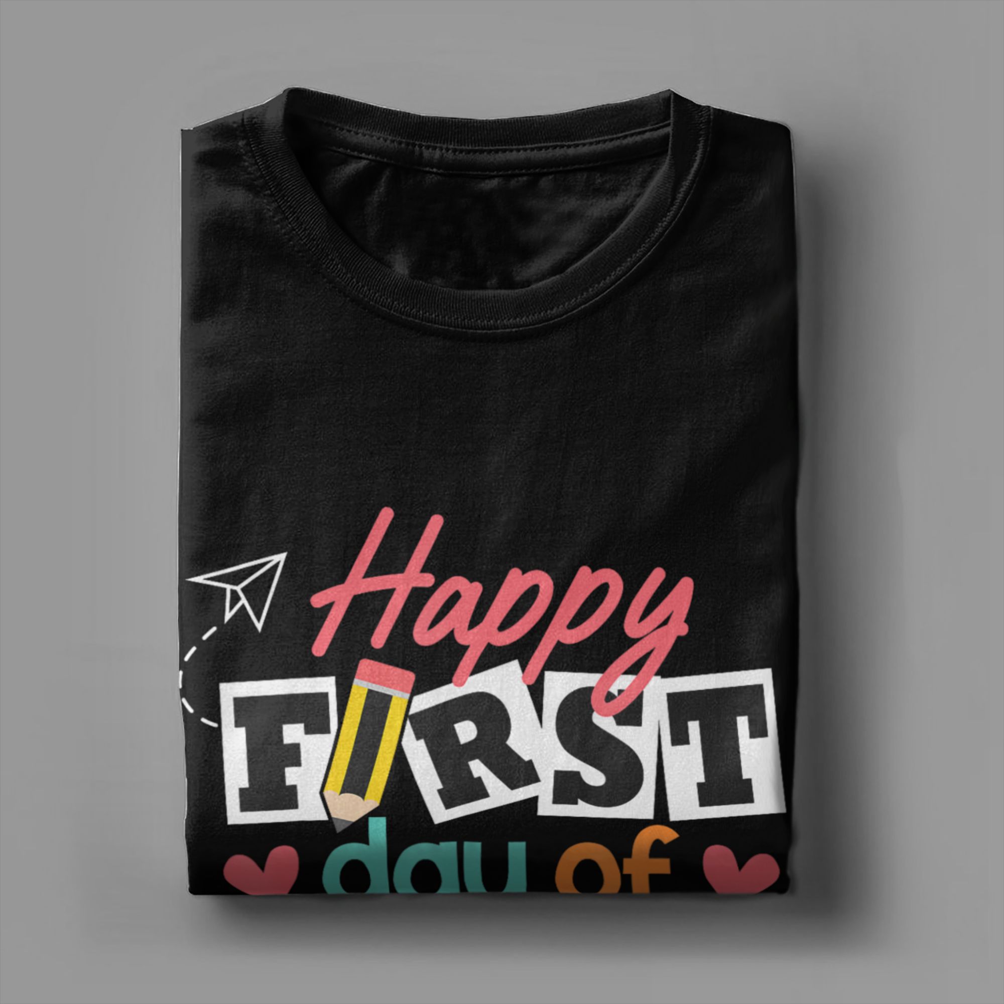 Summer Vibes Clothing Men - Kaus Happy First Day of School