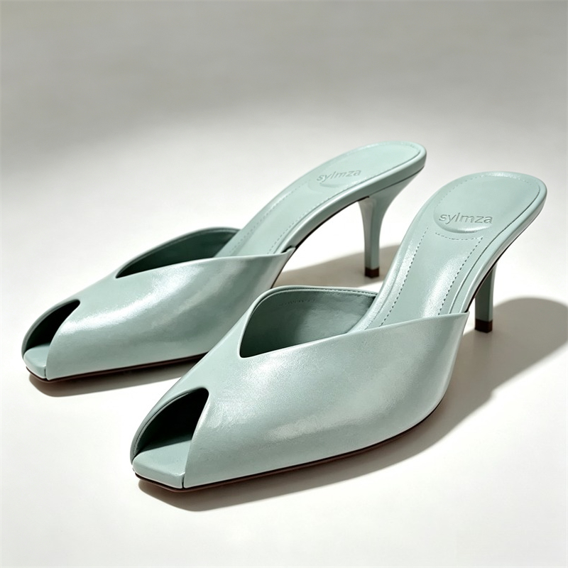 Quality Summer Clothing - Sepatu Hak Tinggi Wanita Model Peep