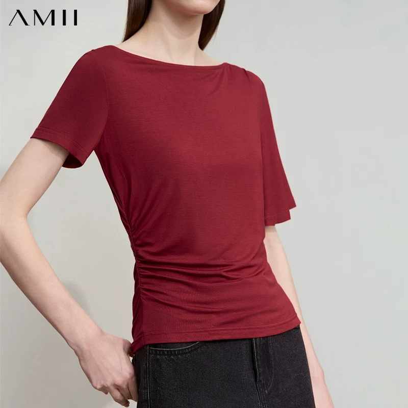 Summer Clothing Drop - Kaos Wanita Minimalis AMII Slim Fit
