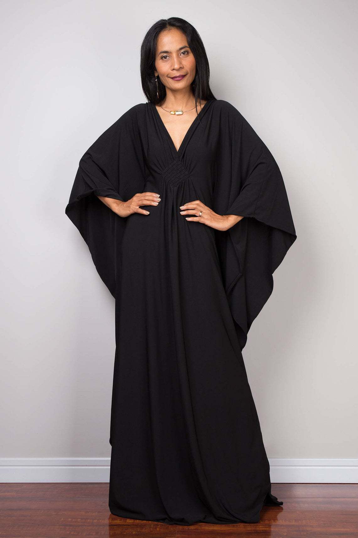 Summer Clothing Colors - Gaun Kaftan Pantai Ukuran Besar Wanita