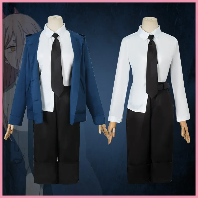 Summer Vacation Clothing Men - Kostum Power Cosplay Chainsaw Man Jaket