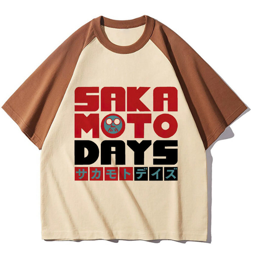 Summer Grunge Clothing - Sakamoto Days T Shirt Wanita Universitas