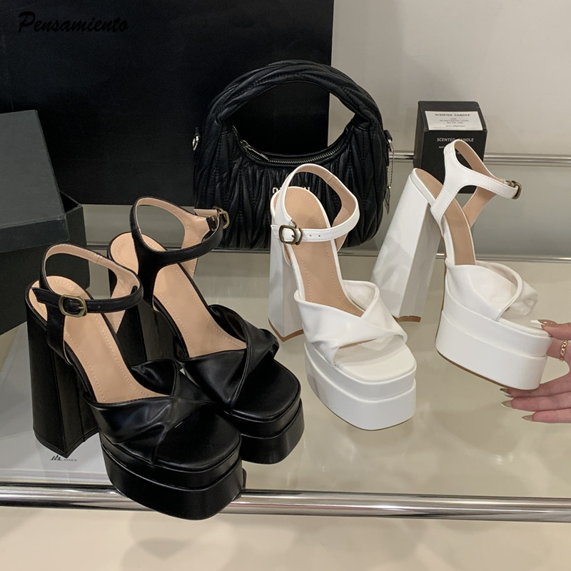 Summer Holiday Clothing Women - Sandal Gladiator Wanita Wedges Platform Ganda