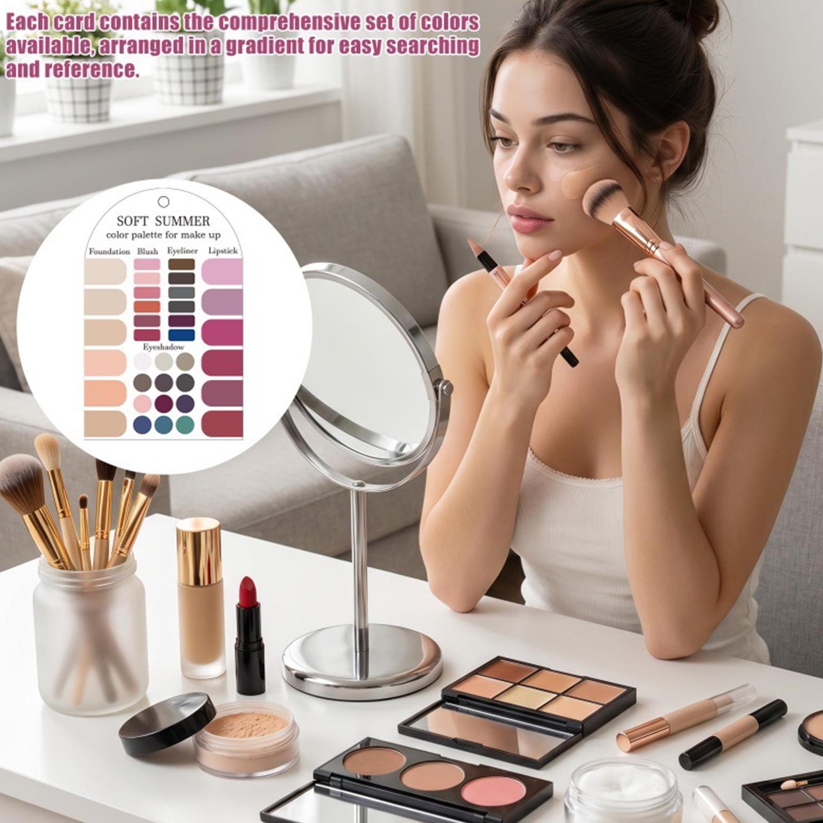 Summer Clothing Color Palette - Kartu Palet Warna Musim Panas yang