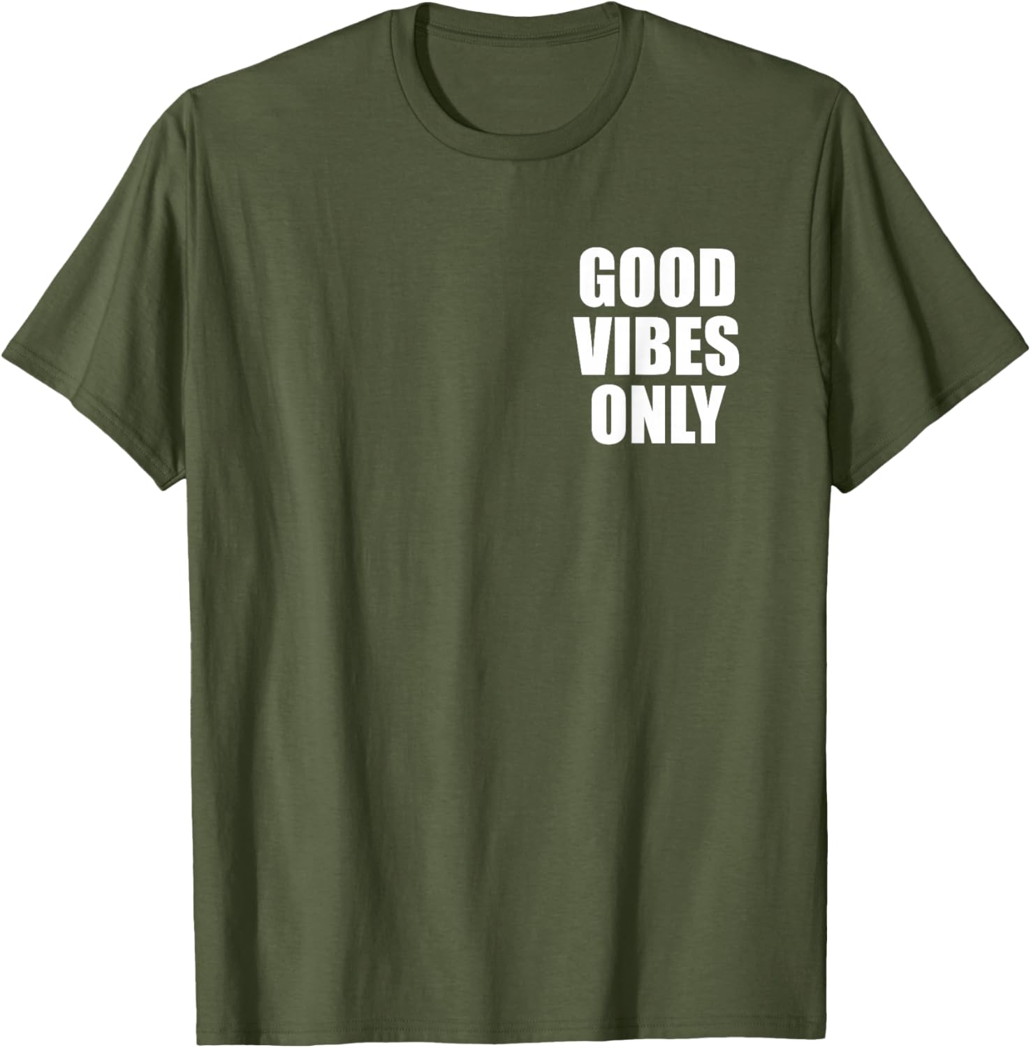 Kaus Good Vibes Only Positive  - Summer Vibes Clothing Men ulasan dan harga