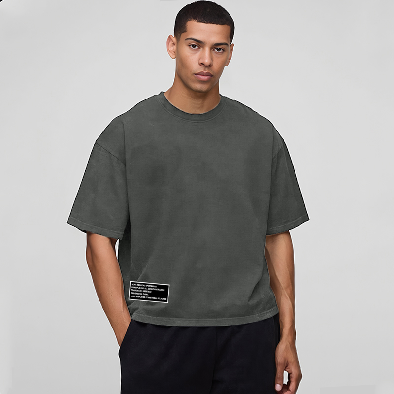 Kaos Lari Pria Oversized Boxy  - Summer Clothing Drop ulasan dan harga