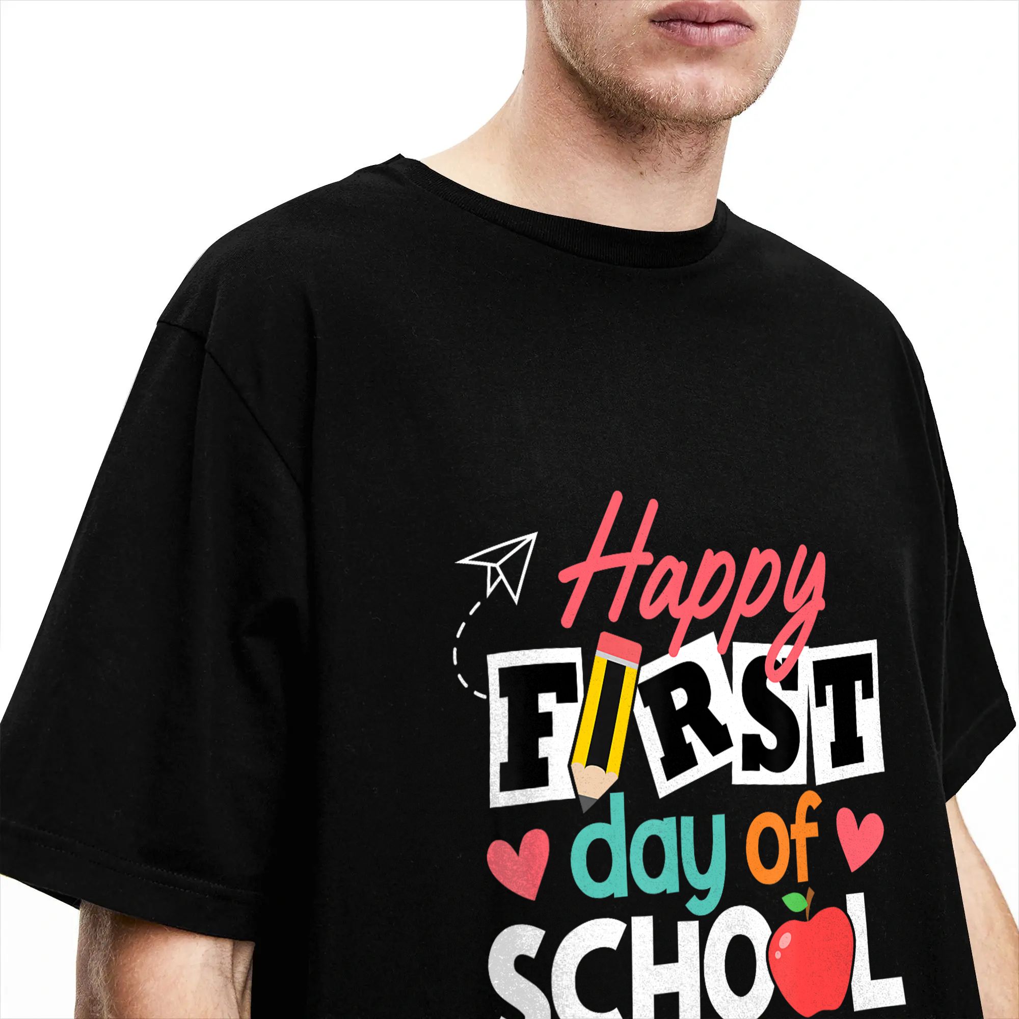 Kaus Happy First Day of School - Summer Vibes Clothing Men ulasan dan harga