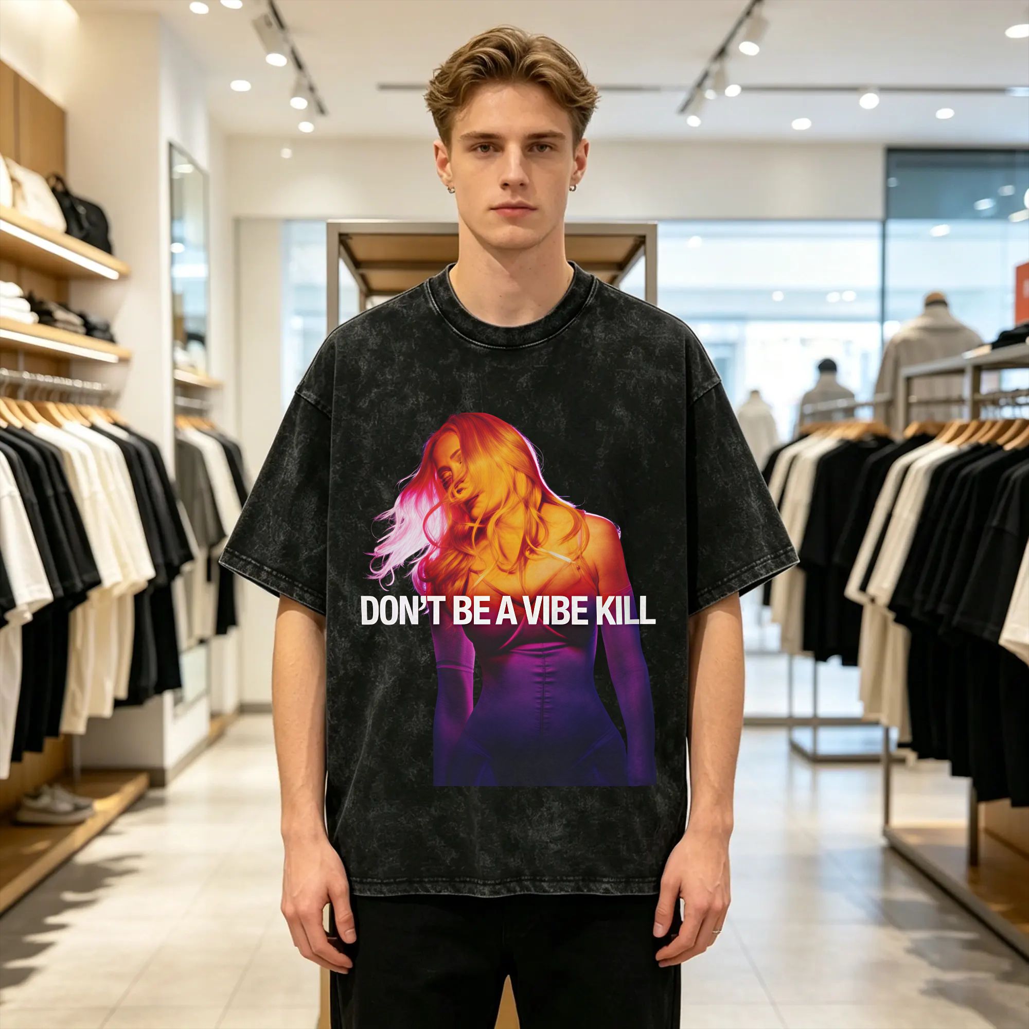 Madonnas 2026 T Shirt Pria Kat - Summer Vibes Clothing Men ulasan dan harga