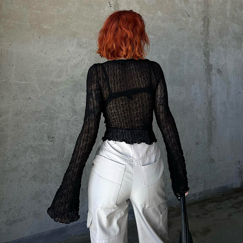 Goth Dark Folds Mall blus seks - Summer Grunge Clothing ulasan dan harga