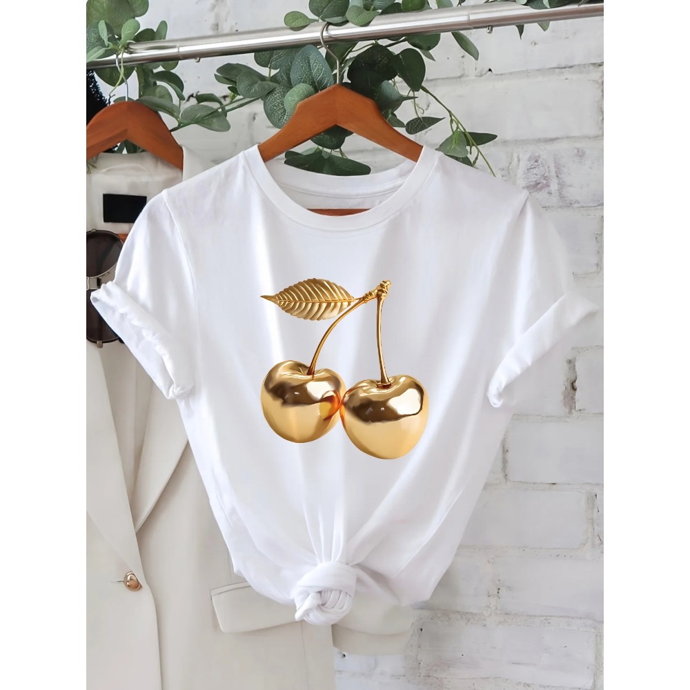 Kaos Kasual Musim Panas Wanita - Summer Clothing Aesthetic ulasan dan harga