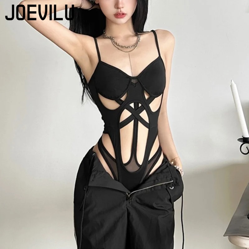 Bodysuit Hitam Y2K Wanita, Ata - Summer Clothing Aesthetic ulasan dan harga