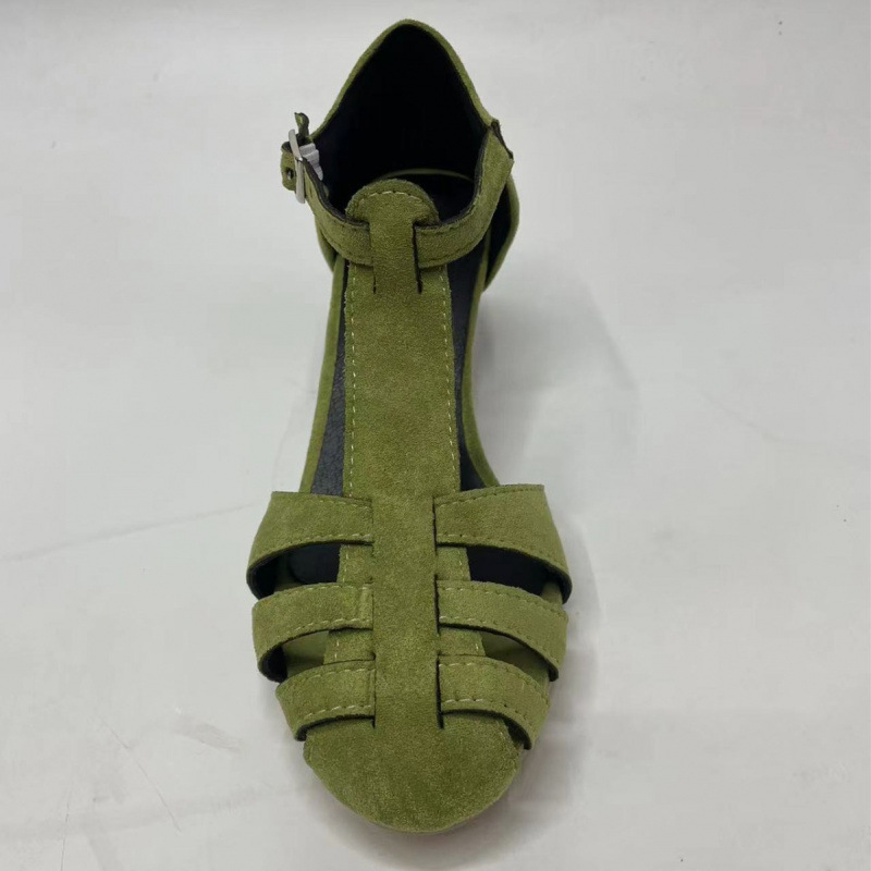 Sandal Wanita Hijau Suede Kitt - Summer Holiday Clothing Women ulasan dan harga
