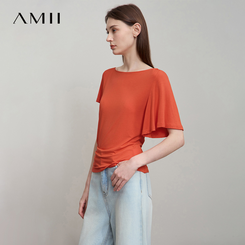 Kaos Wanita Minimalis AMII Sli - Summer Clothing Drop ulasan dan harga
