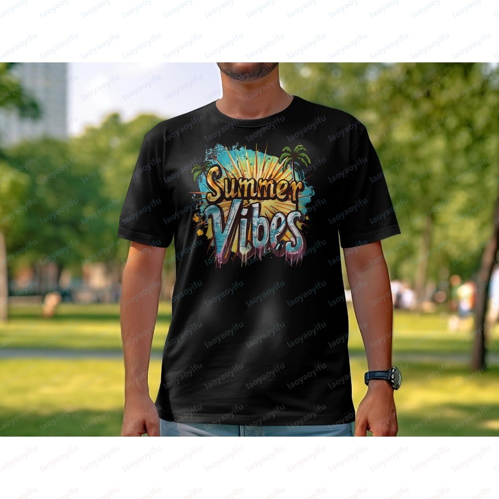 Kaus Uniseks Summer Vibes Paka - Summer Vibes Clothing Men ulasan dan harga