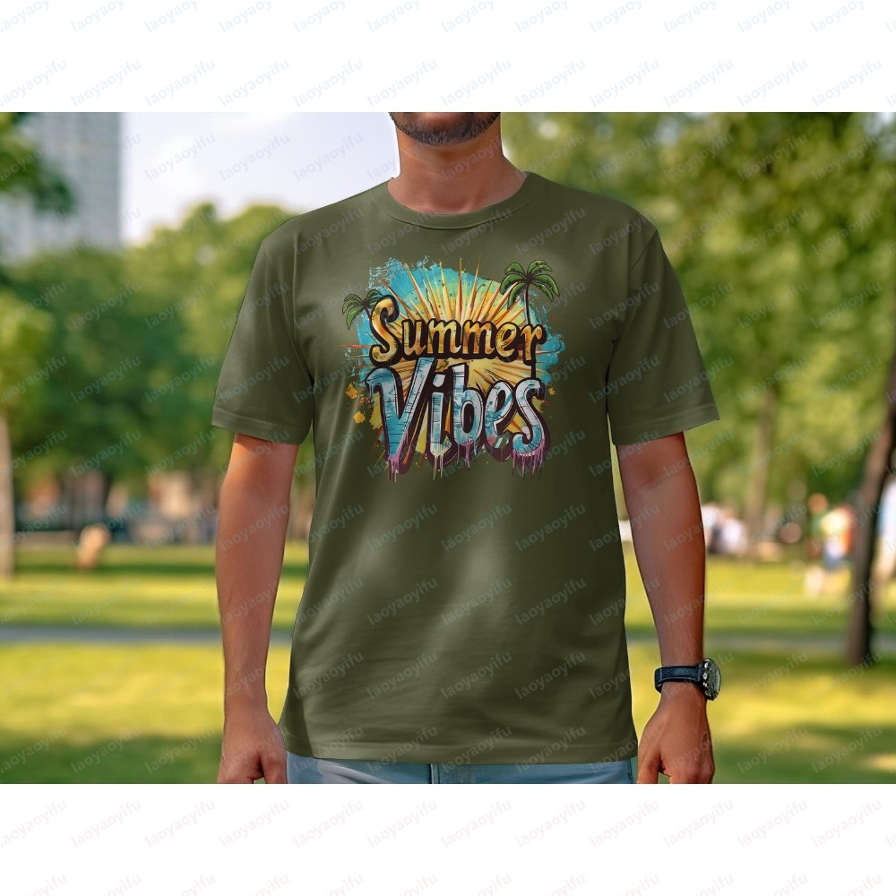 Kaus Uniseks Summer Vibes Paka - Summer Vibes Clothing Men ulasan dan harga
