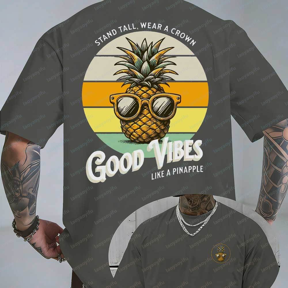 Kaos Grafis Retro Musim Panas  - Summer Vibes Clothing Men ulasan dan harga