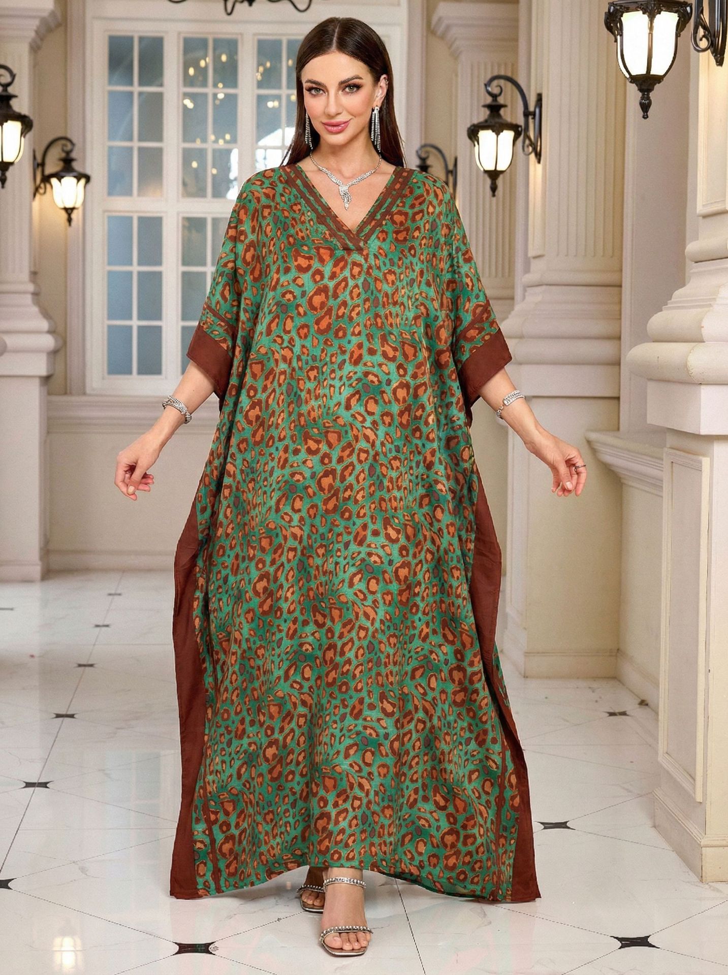 Kaftan Pantai untuk Wanita Mot - Summer Clothing Colors ulasan dan harga