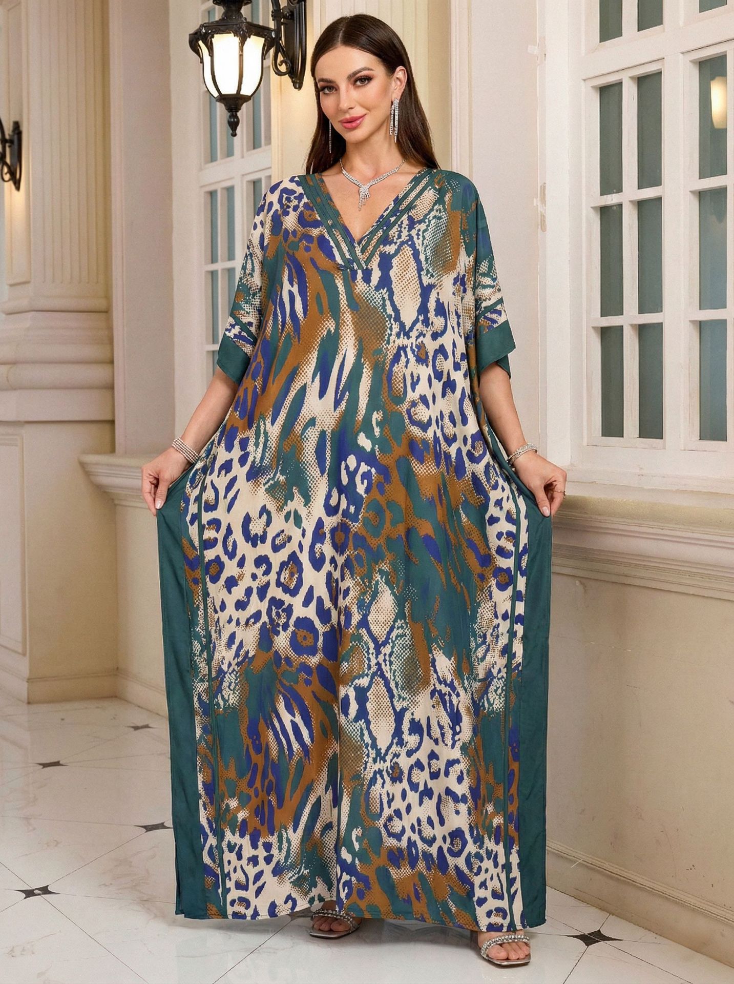 Kaftan Pantai untuk Wanita Mot - Summer Clothing Colors ulasan dan harga