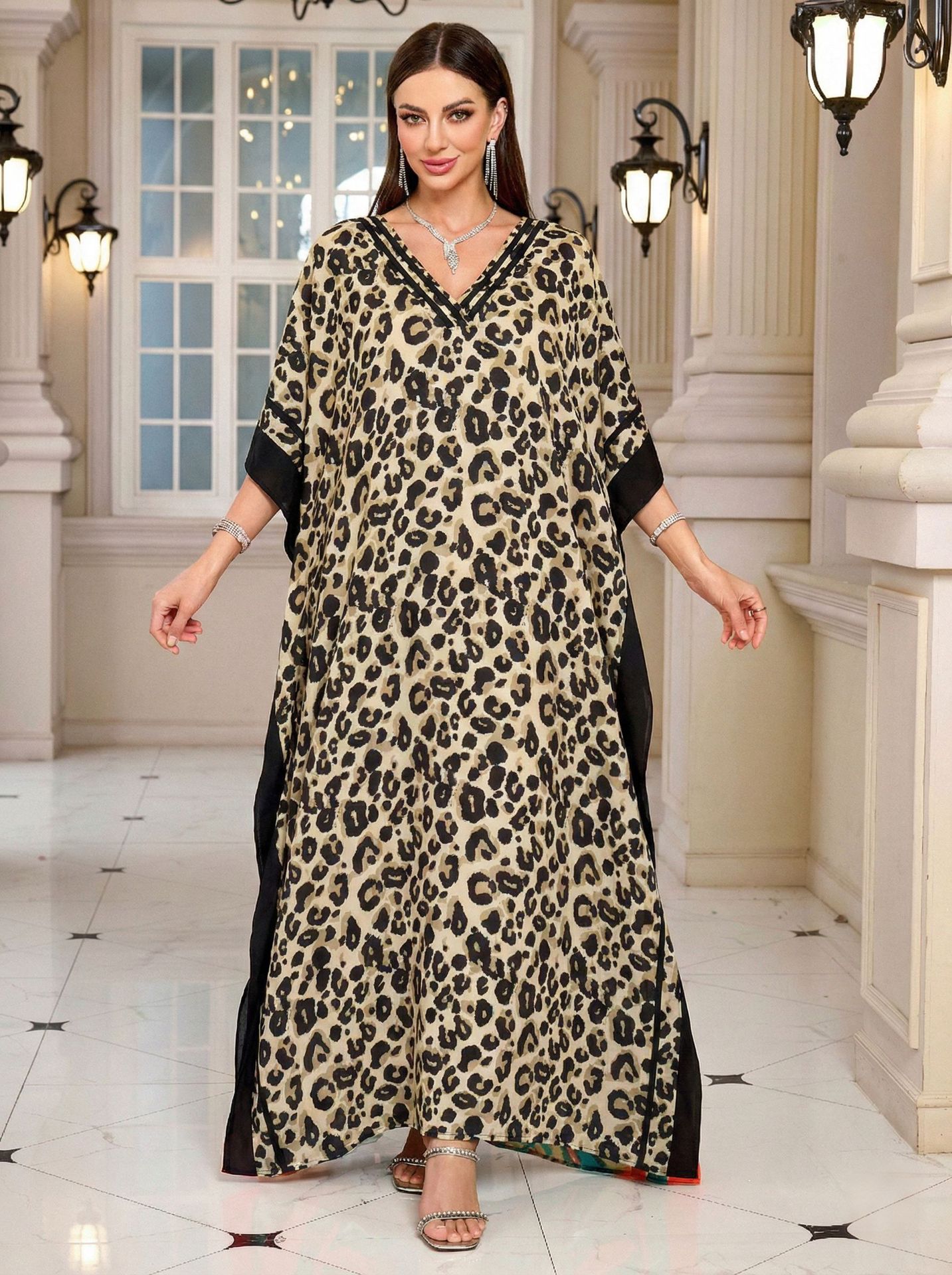 Kaftan Pantai untuk Wanita Mot - Summer Clothing Colors ulasan dan harga