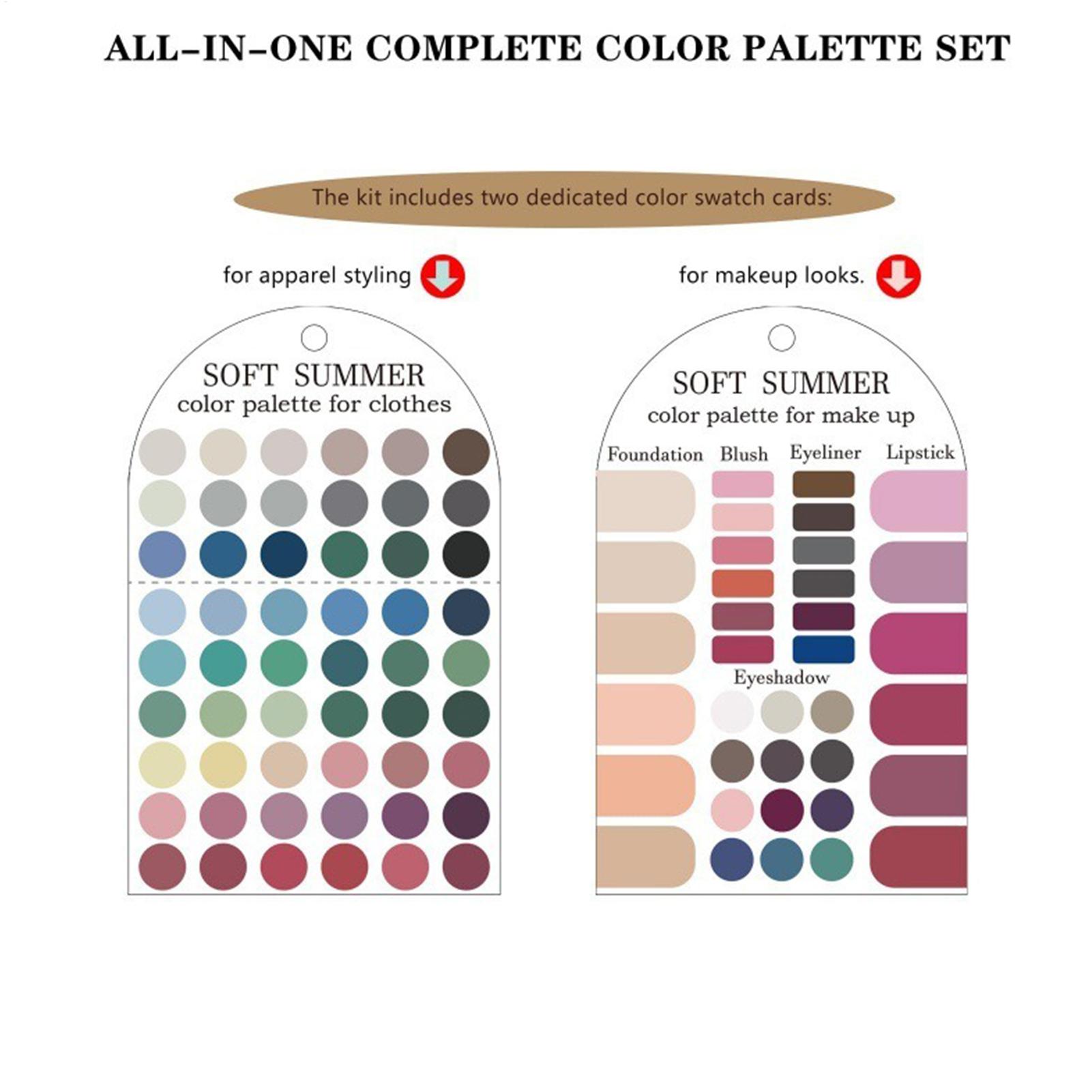 Kartu Palet Warna Musim Panas  - Summer Clothing Color Palette ulasan dan harga
