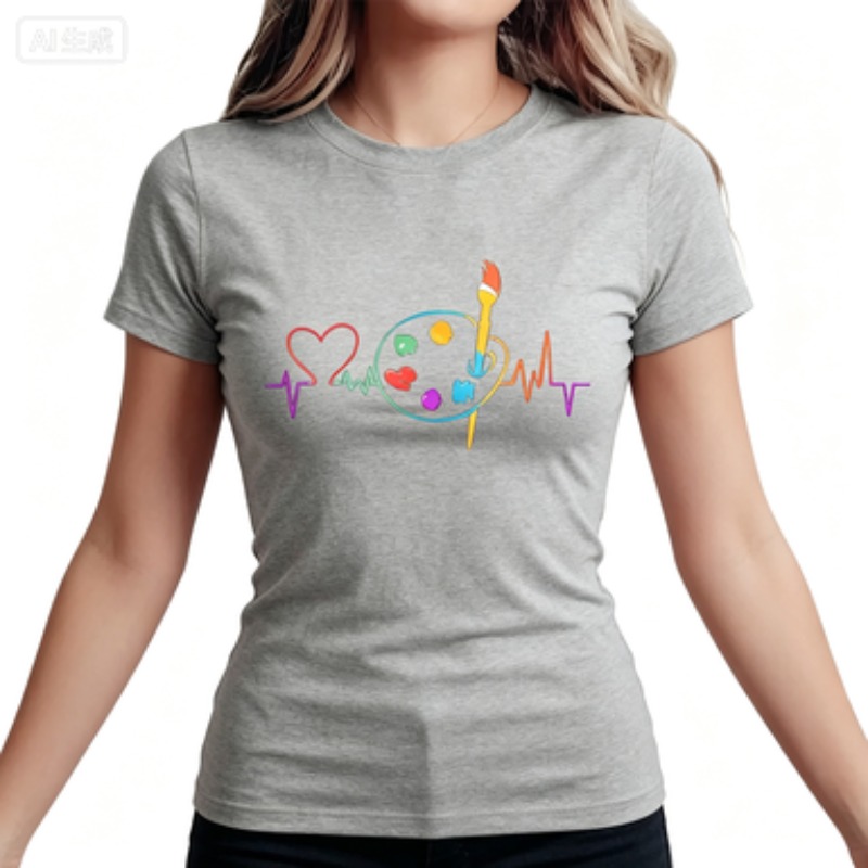 Kaos Wanita Kasual Berwarna-wa - Summer Clothing Color Palette ulasan dan harga