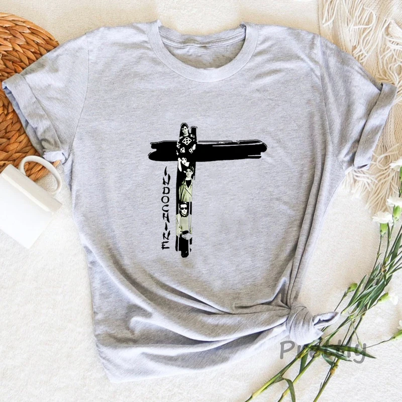Indochine kaus Pop Rock gelomb - Summer Clothing In French ulasan dan harga