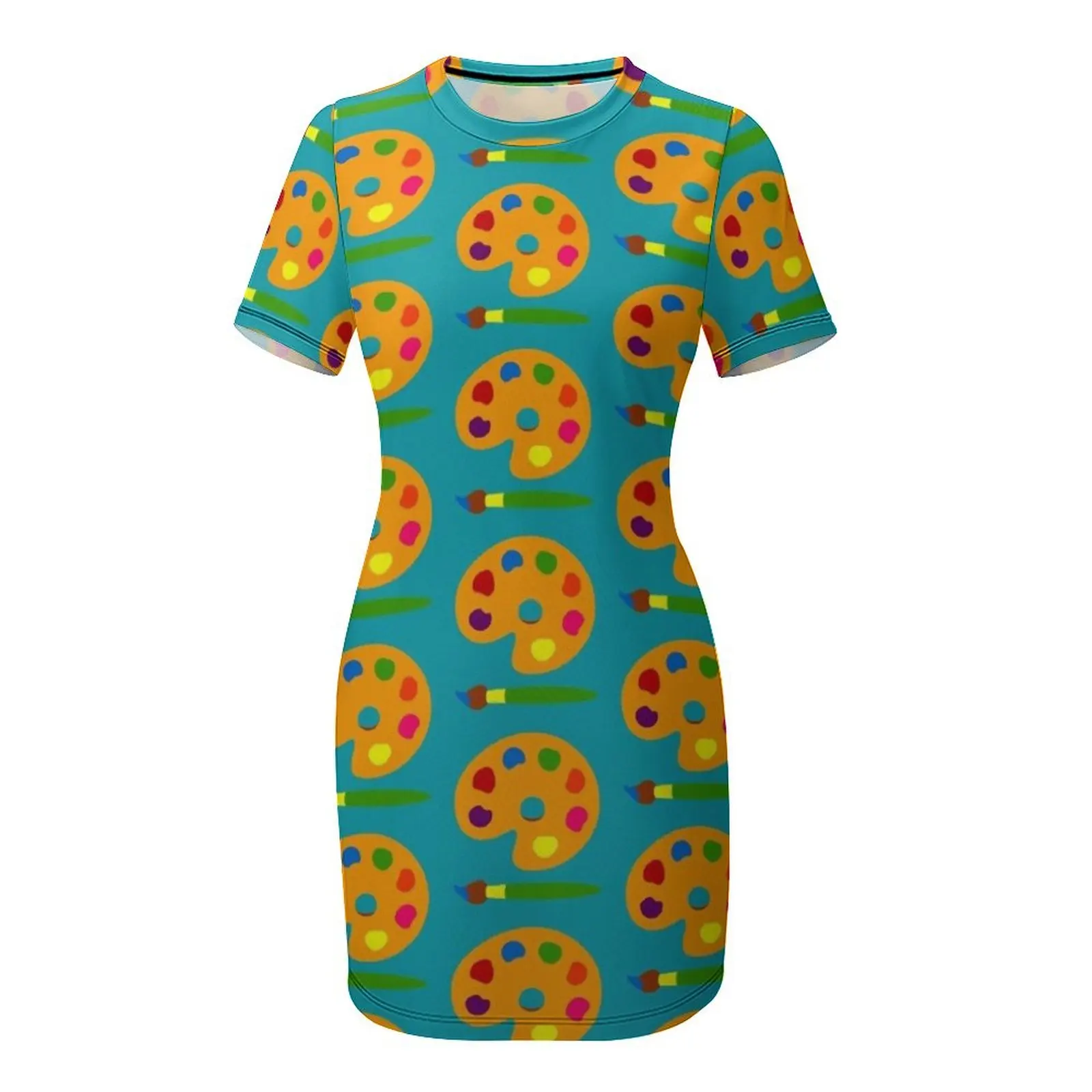 Gaun Lengan Pendek Palet Warna - Summer Clothing Color Palette ulasan dan harga